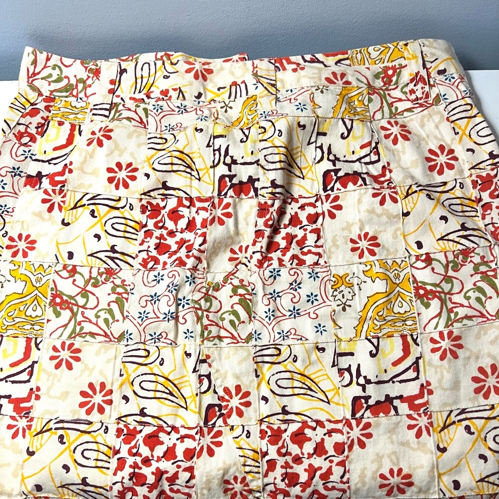 J Crew Patchwork Skirt